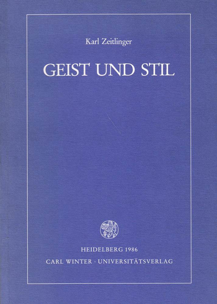 Geist und Stil