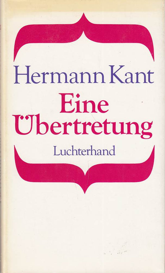 Eine Übertretung - Erzählungen