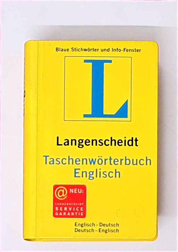 Langenscheidt Taschenwörterbücher: Langenscheidts Taschenwörterbuch  Englisch