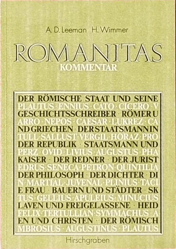 Romanitas. Synthematisches Lesebuch der lateinischen Literatur - Kommentarband