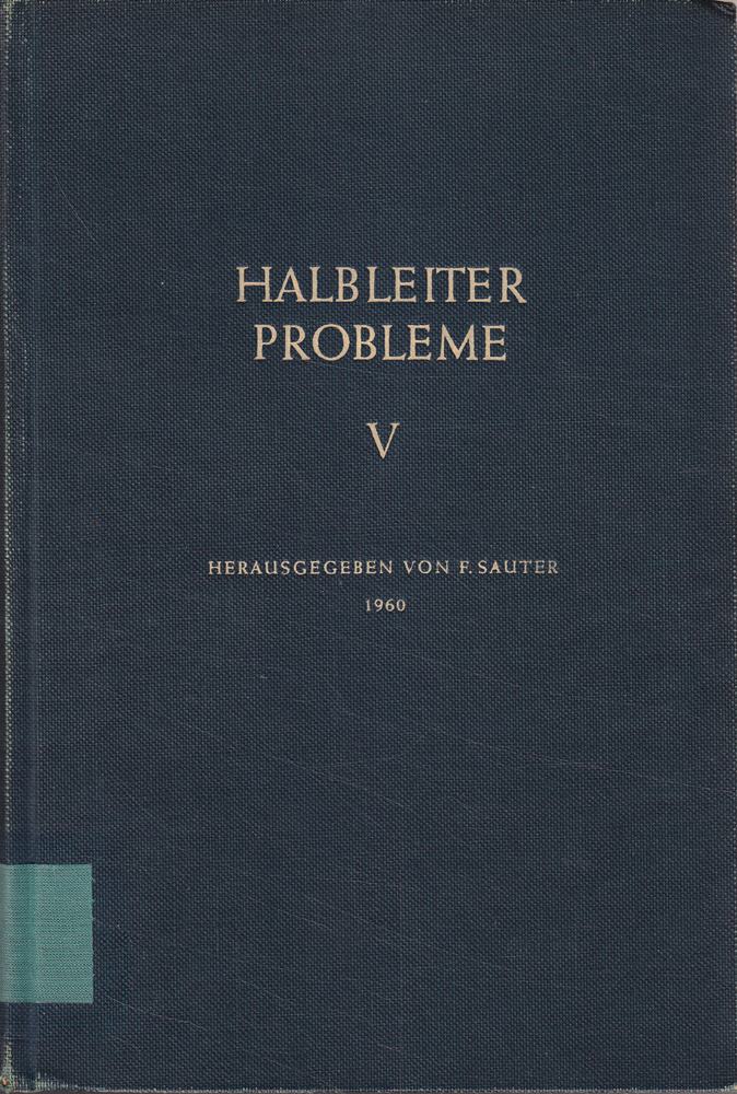 Halbleiterprobleme Band V