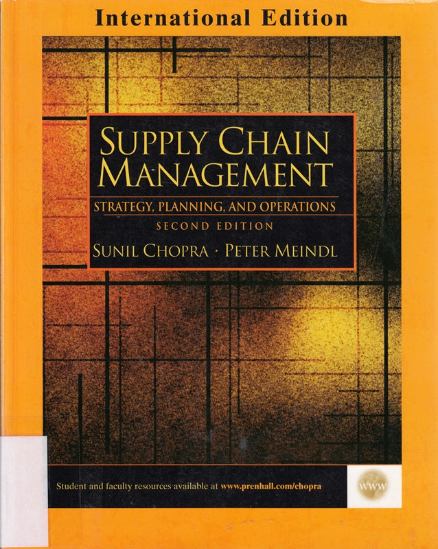 Supply Chain Management: International Edition
