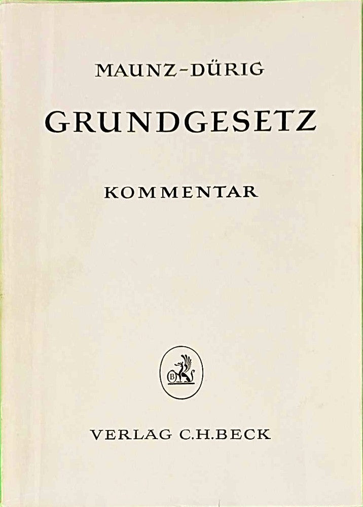 Grundgesetz: Loseblatt-Kommentar