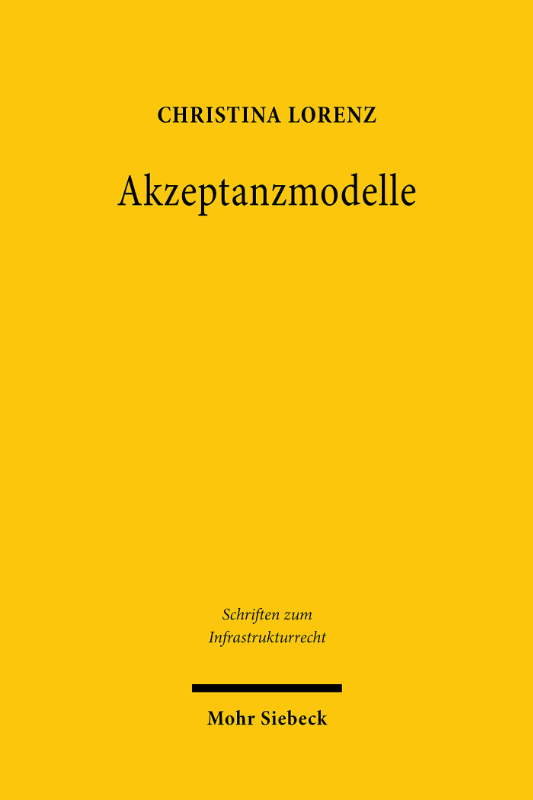 Akzeptanzmodelle: Eine rechtliche Analyse im Bereich erneuerbarer Energien