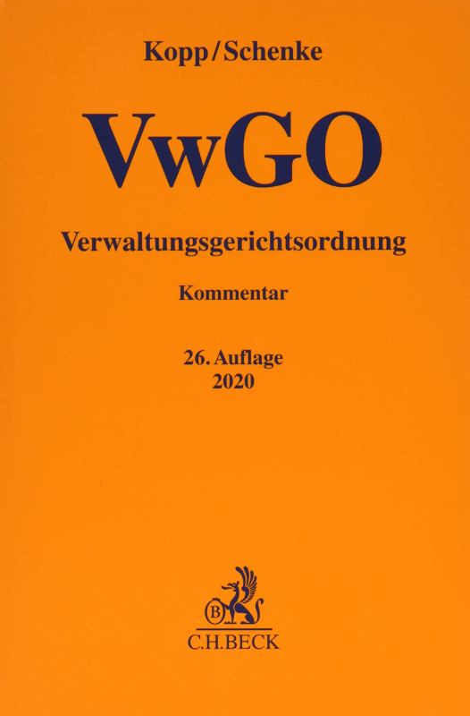 Verwaltungsgerichtsordnung (Gelbe Erläuterungsbücher)