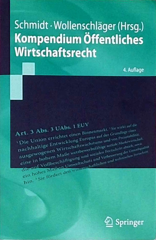 Kompendium Öffentliches Wirtschaftsrecht (Springer-Lehrbuch)