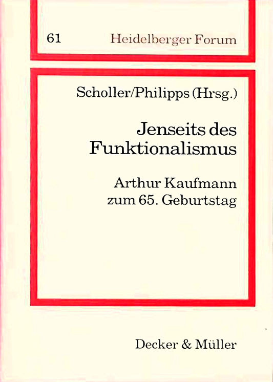Jenseits des Funktionalismus