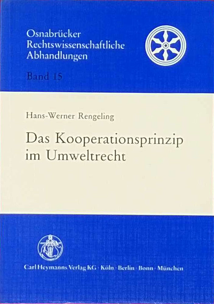 Das Kooperationsprinzip im Umweltrecht