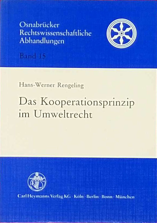 Das Kooperationsprinzip im Umweltrecht